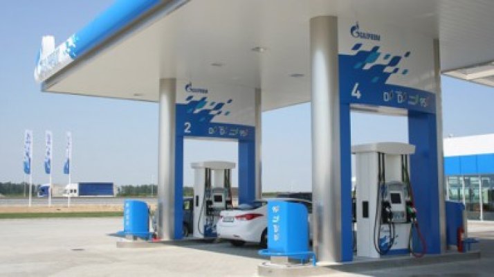 Gazprom deschide 25 de benzinării